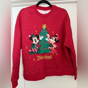Brand New Christmas Disneyland Sweatshirt - size M